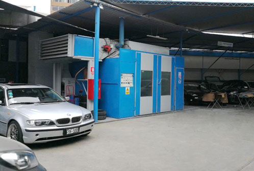 Cabina de pintura