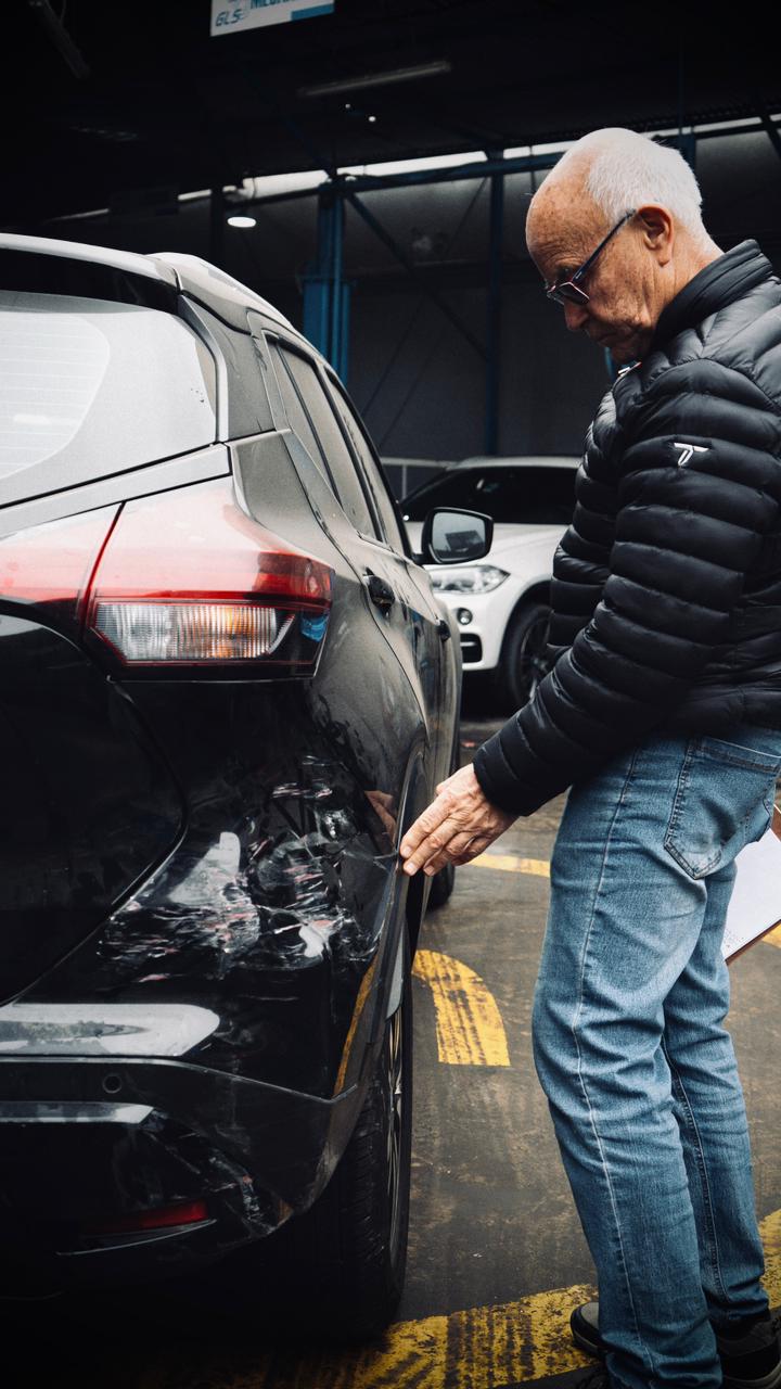 Inspección del daño antes de reparar